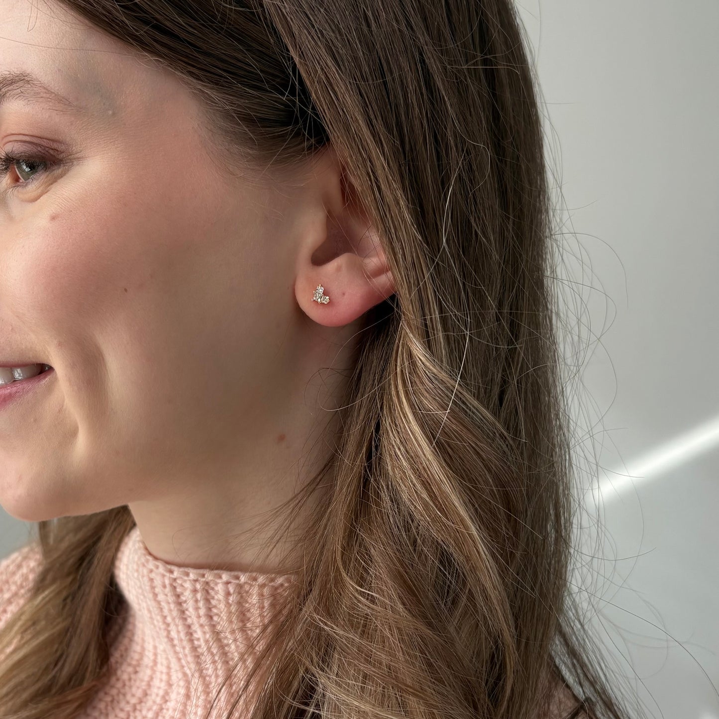 Heart studs (per stuk)