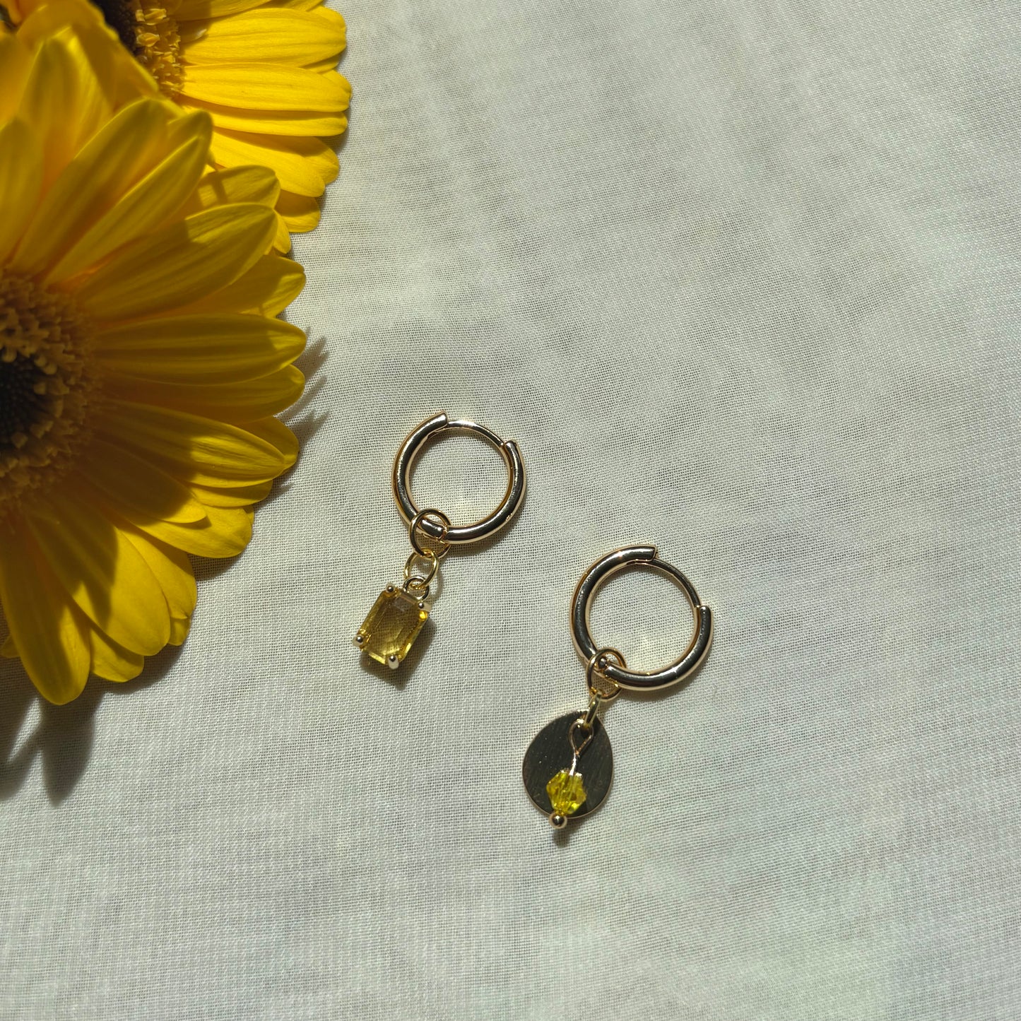 Asymmetric Yellow Hoops
