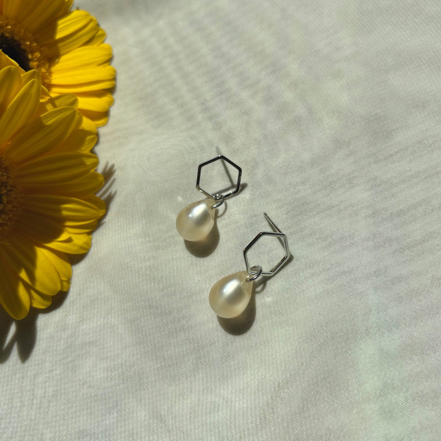 Soft Yellow Charm (Silver)