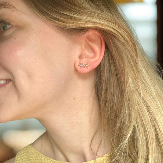 Tiny Starfish Stud (per stuk)