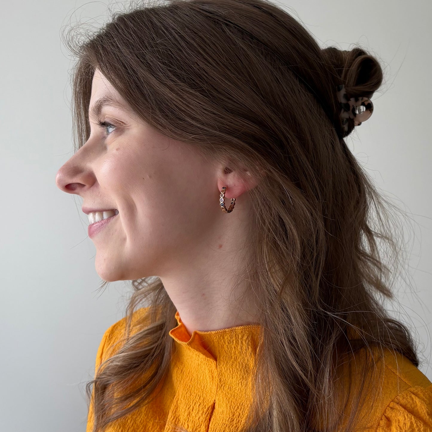 Bubbly Medium Hoops